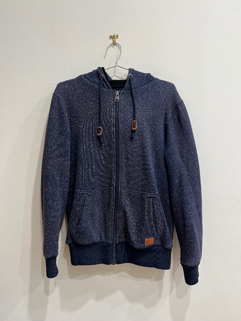 Buffalo Jeans David Bitton Blue Full Zip Hoodie Men's Medium